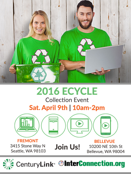 Don’t Miss the 2016 eCycle Collection Event!