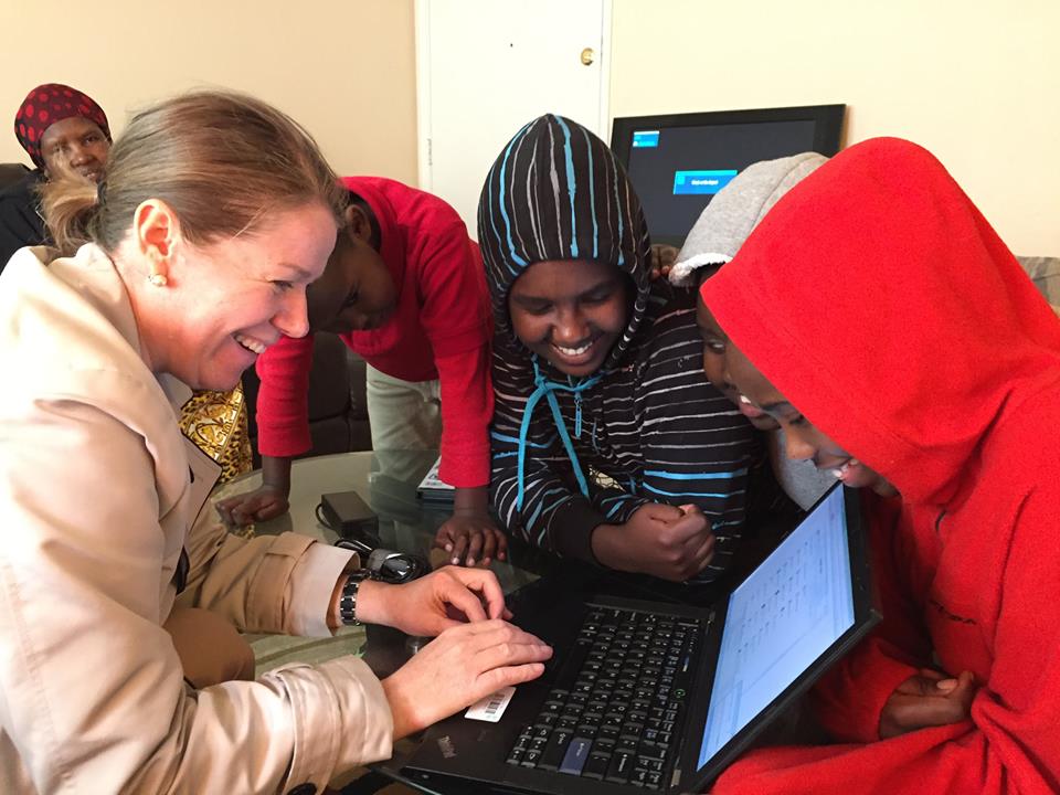 International Rescue Committee in Seattle was awarded 8 laptops to be used for assist refugee families with job search and education. 